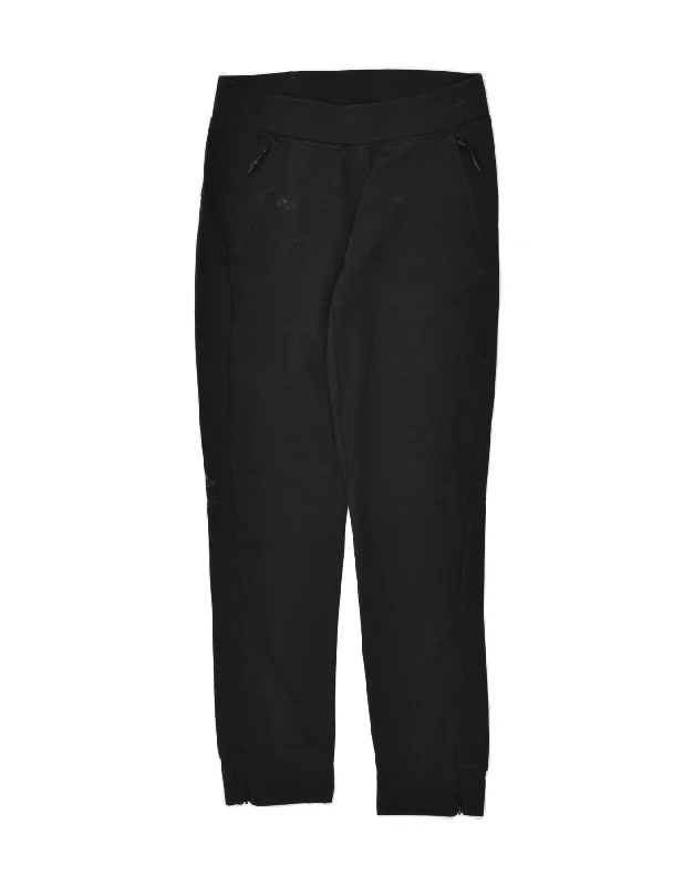 ADIDAS Womens Graphic Tracksuit Trousers Joggers UK 4/6 XS  Black