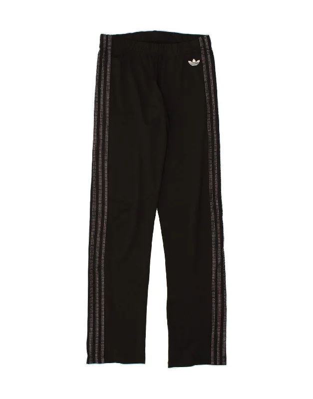 ADIDAS Womens Tracksuit Trousers EU 38 Medium Black