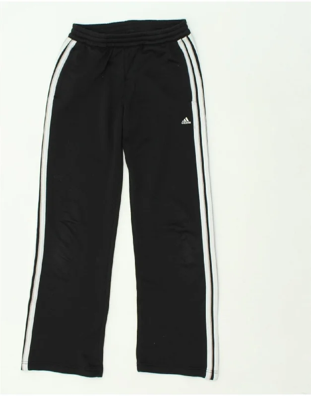 ADIDAS Womens Tracksuit Trousers UK 10 Small  Black Polyester