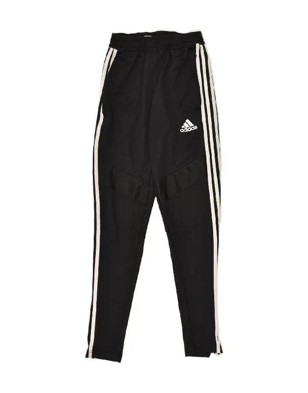ADIDAS Womens Tracksuit Trousers UK 4 XS Black Polyester Trousers Bestseller Popular