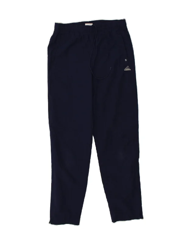 ADIDAS Womens Tracksuit Trousers UK 8 Small  Navy Blue Polyester