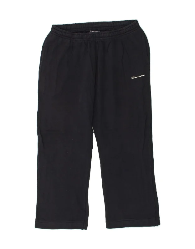 CHAMPION Womens Tracksuit Trousers 2XL Navy Blue Cotton Trousers Wedding White