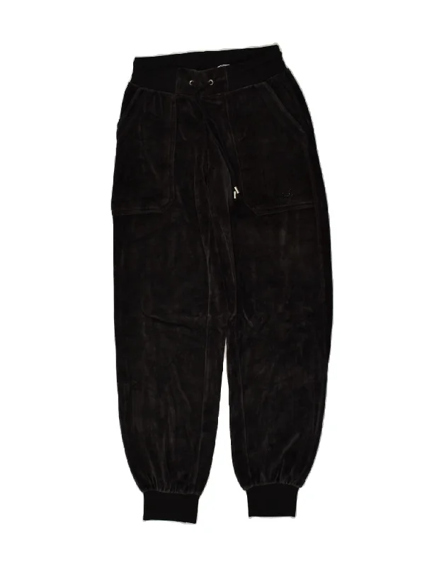 CHAMPION Womens Tracksuit Trousers Joggers UK 10 Small Black Trousers Polka Dot Cute