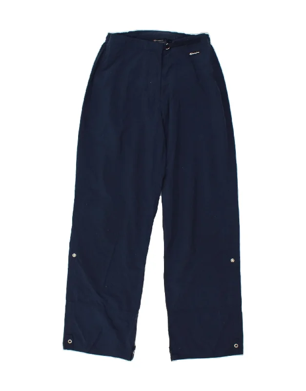 CHAMPION Womens Tracksuit Trousers UK 14 Medium Navy Blue