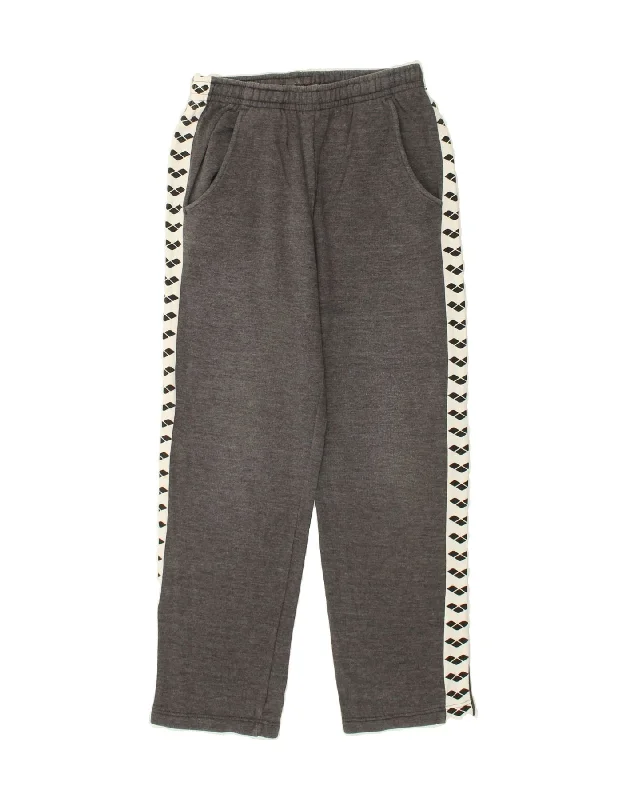 DIADORA Womens Tracksuit Trousers Medium Grey Cotton Trousers Party Sparkling