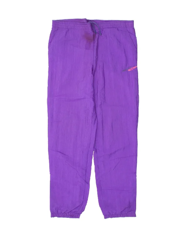 FILA Womens Tracksuit Trousers Joggers EU 40 Medium Purple