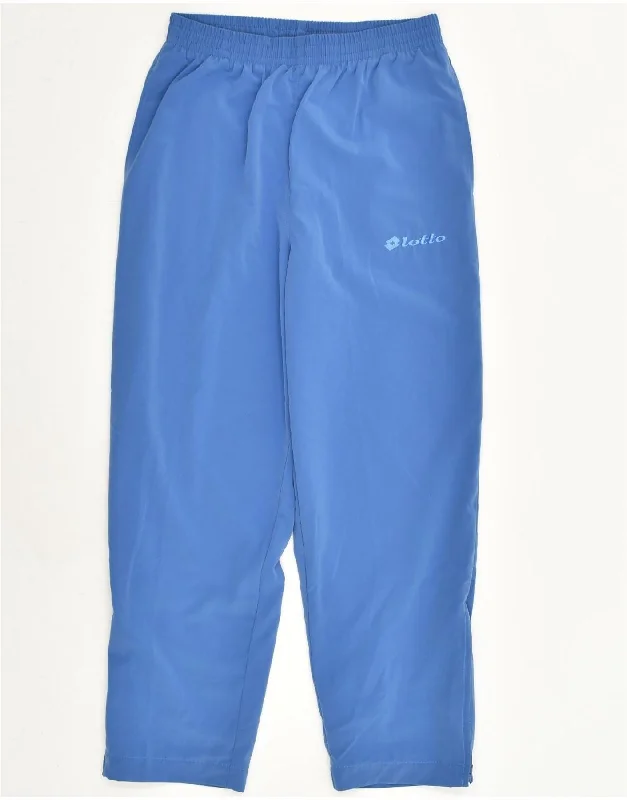 LOTTO Womens Tracksuit Trousers UK 12 Medium Blue Polyester Trousers Designer Luxury