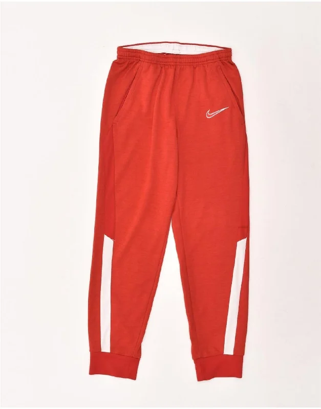 NIKE Womens Tracksuit Trousers Joggers UK 18 XL Red Polyester Trousers luxurious high-end