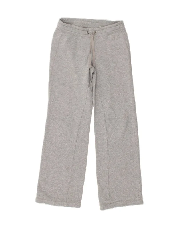 NIKE Womens Tracksuit Trousers UK 6 XS Grey Cotton Trousers Print Floral
