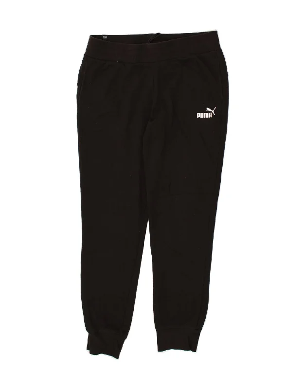 PUMA Womens Tracksuit Trousers Joggers UK 14 Large  Black