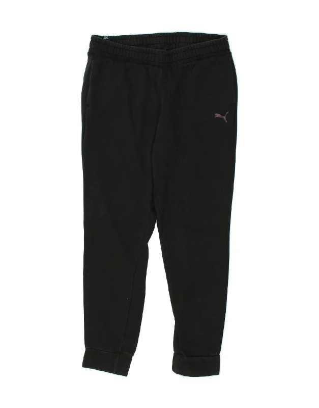 PUMA Womens Tracksuit Trousers Joggers UK 14 Large Black