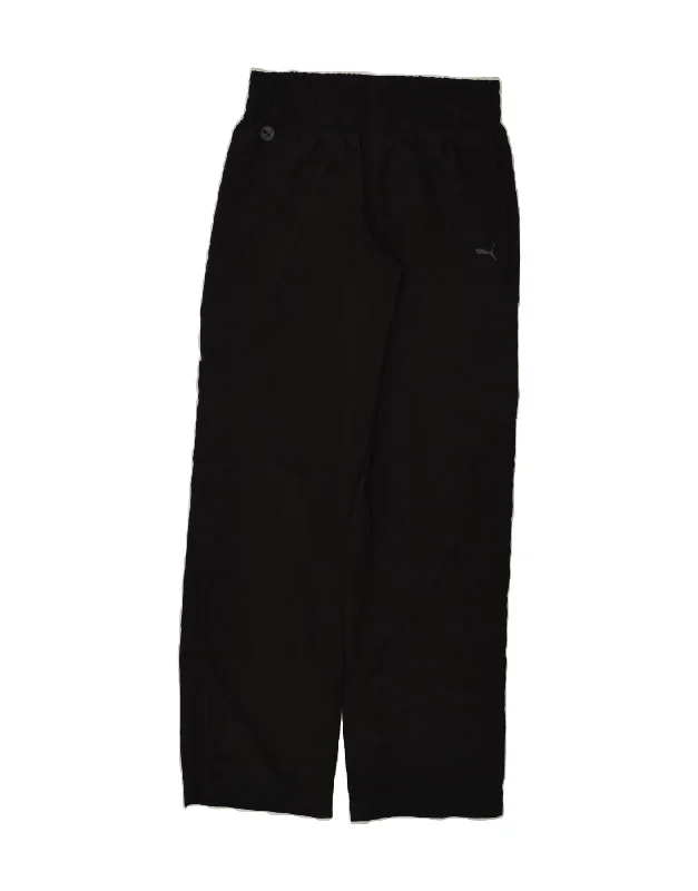 PUMA Womens Tracksuit Trousers UK 10 Small  Black Polyester