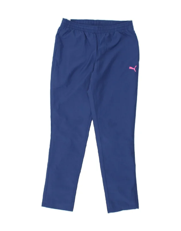 PUMA Womens Tracksuit Trousers UK 10 Small Blue