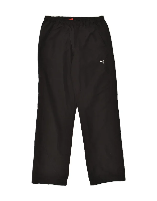 PUMA Womens Tracksuit Trousers UK 12 Medium  Black Trousers Seasonal Trendy