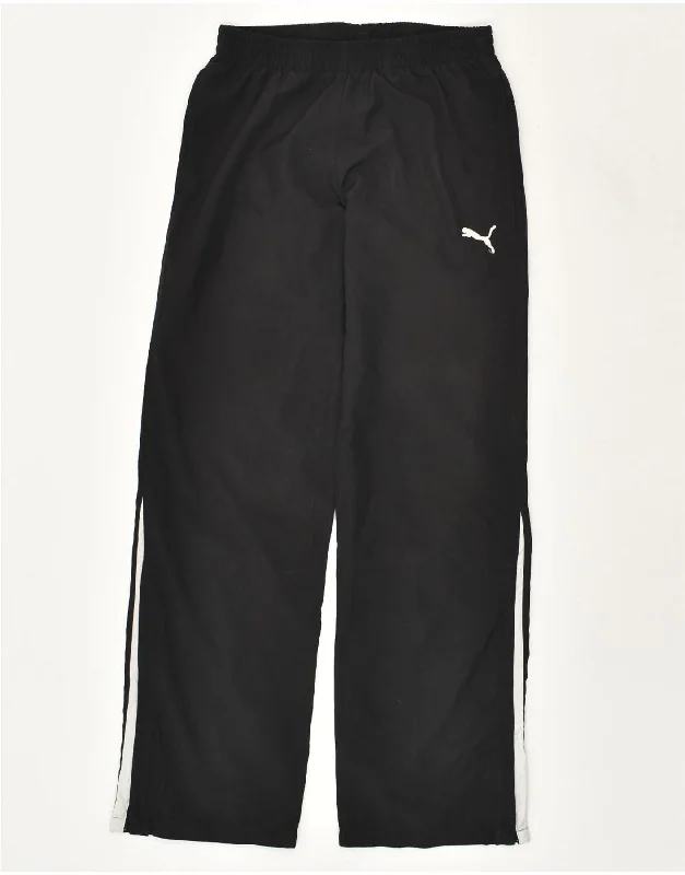 PUMA Womens Tracksuit Trousers UK 12 Medium Black Polyester