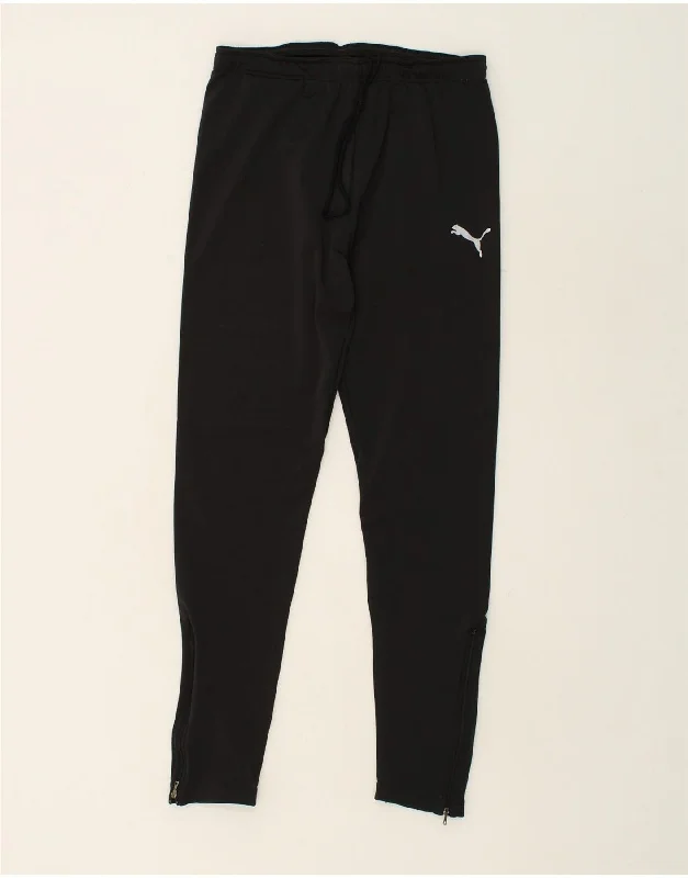 PUMA Womens Tracksuit Trousers UK 14 Large Black Polyester