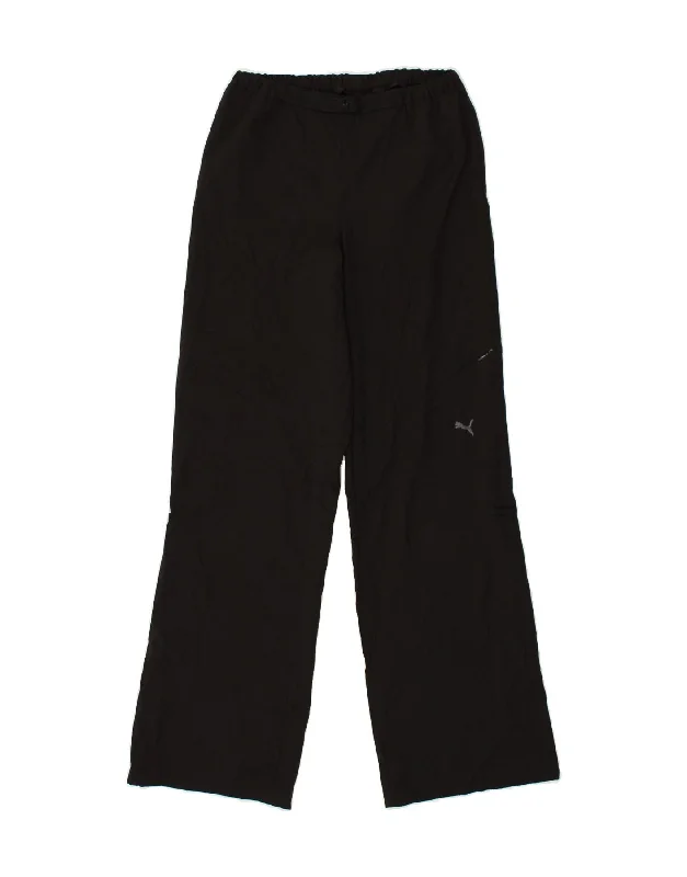 PUMA Womens Tracksuit Trousers UK 8 Small  Black