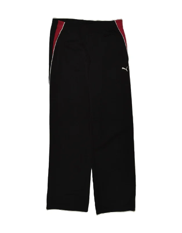 PUMA Womens Tracksuit Trousers UK 8 Small  Black Polyester