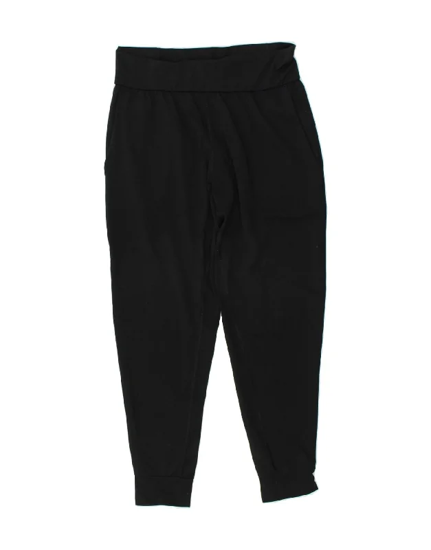UNDER ARMOUR Womens Tracksuit Trousers Joggers UK 14 Medium Black Trousers Office Stylish