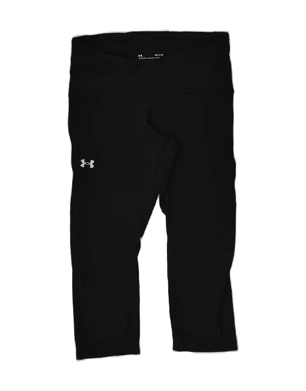 UNDER ARMOUR Womens Tracksuit Trousers Large Black Polyester