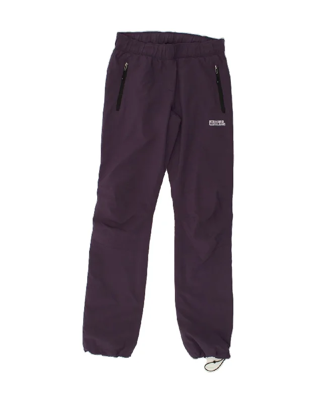 VINTAGE Womens Windbreaker Trousers EU 36 Small Purple Trousers Office Stylish