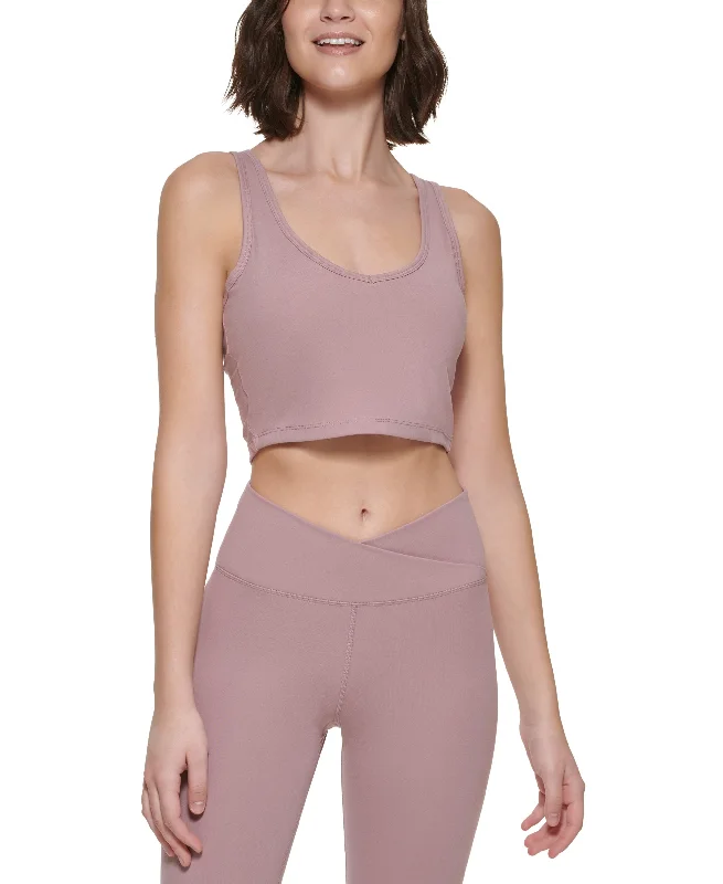 Calvin Klein Performance Womens Strappy Crop Top