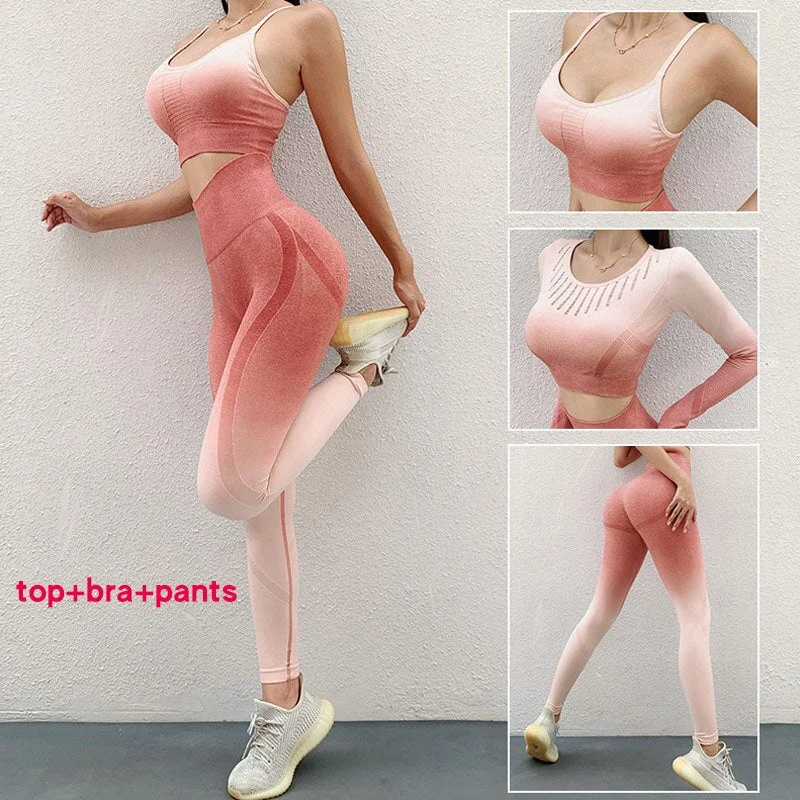 3pcs pink set