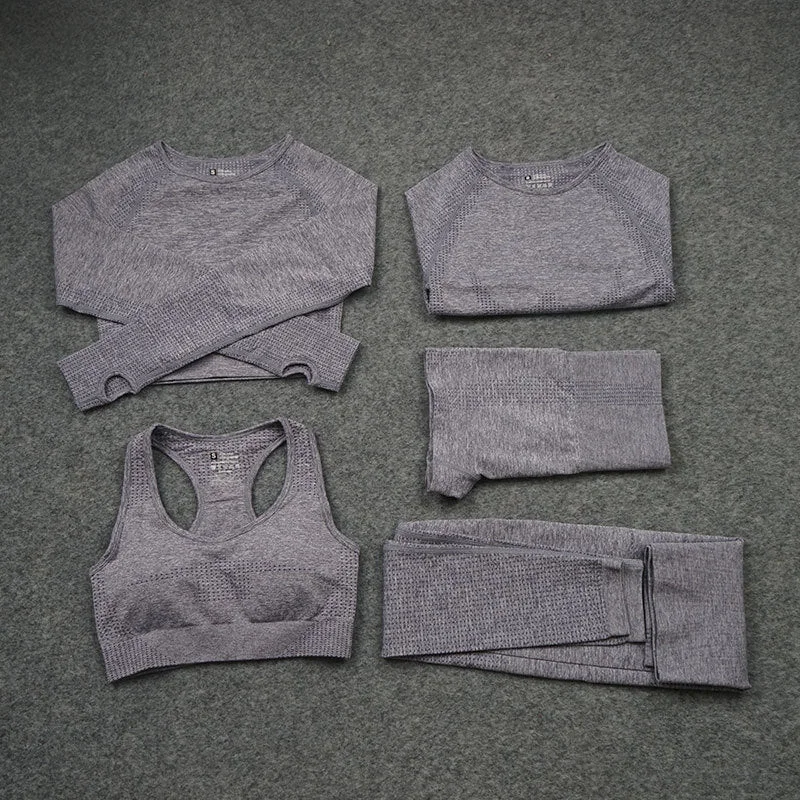 5Pcs-Gray blue