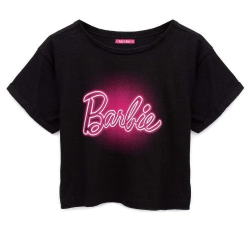 Barbie Womens/Ladies Crop Top Polka Dot Checkered Tartan