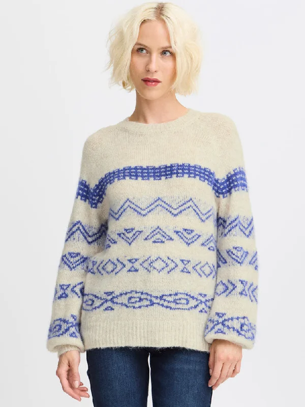 Pulz PzMimi Pullover Cloud Dancer