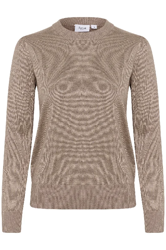 Saint Tropez 30511753 MilaSz Pullover Brown Atmos Melange