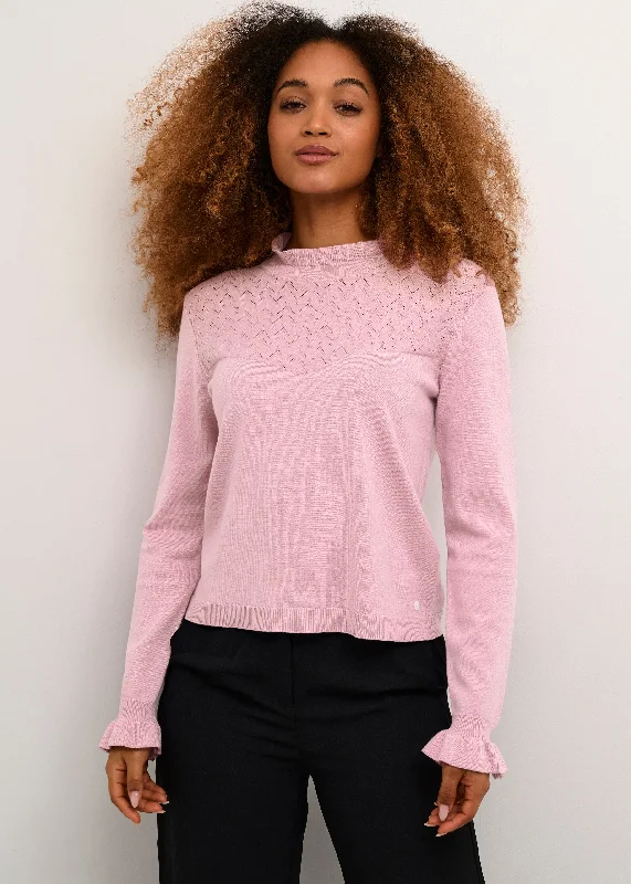 Villea Pullover in Dawn Pink