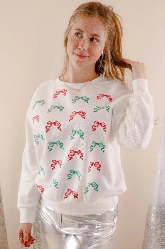Christmas Cutie Pullover Wide Sleeve Pullover