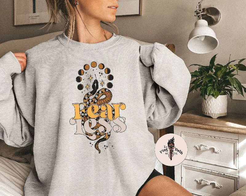 FEARLESS // UNISEX PULLOVER Polo Neck Sweater