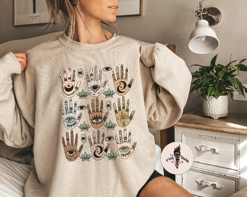 HELPING HANDS // UNISEX PULLOVER Chenille Soft Sweater