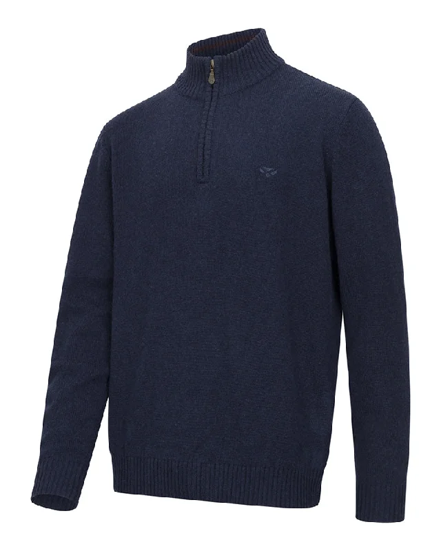 Hoggs of Fife Lothian II 1/4 Zip Pullover Short Puff Sleeve