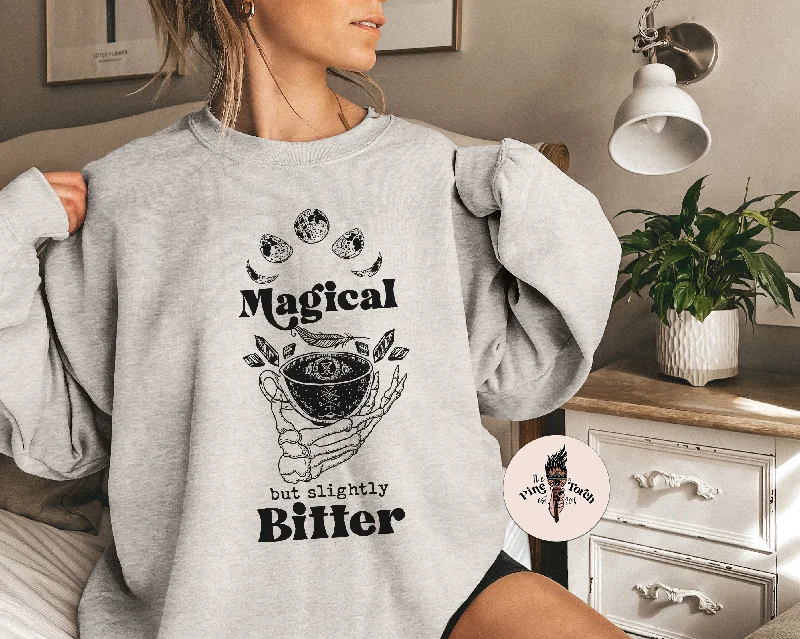 MAGICAL BUT SLIGHTLY BITTER // UNISEX PULLOVER Oblong Neck Pullover
