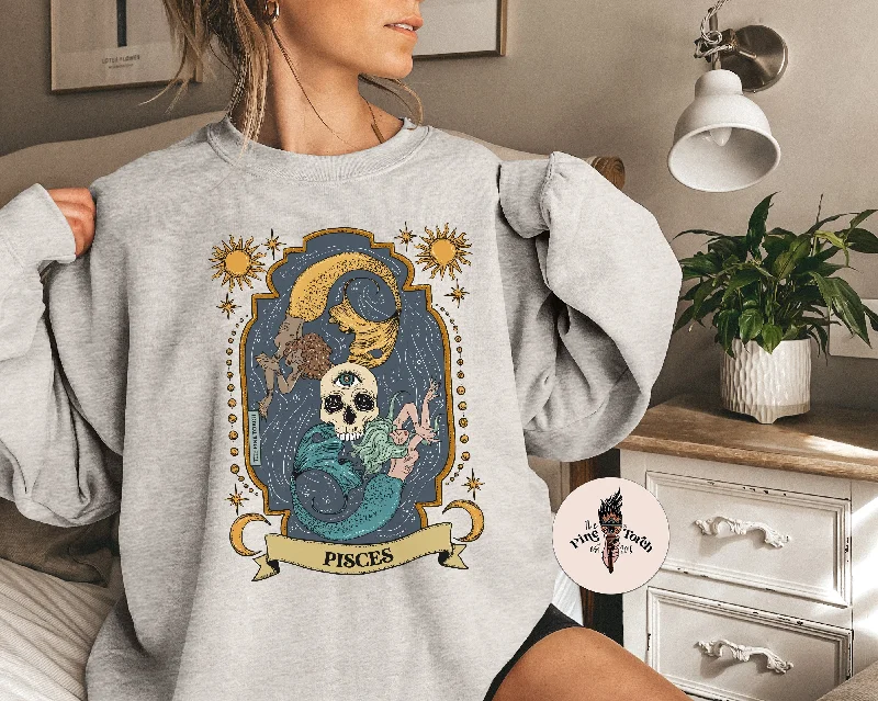 PISCES // UNISEX PULLOVER Slim Sleeve Pullover