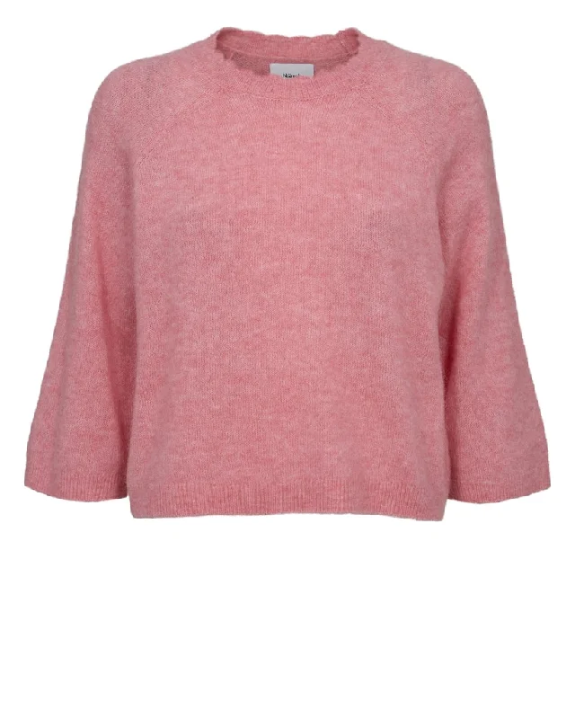 Riette Selma Pullover Peony Elbow Length Sleeve