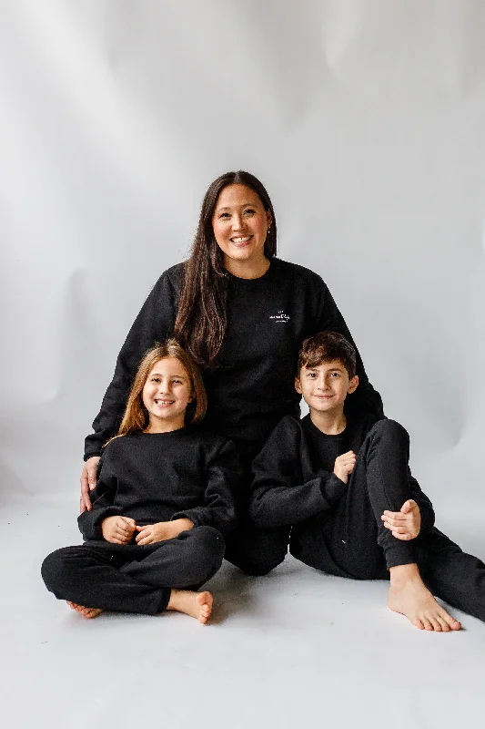 Sweet Life Logo Crewneck Pullover Wide Sleeve Pullover