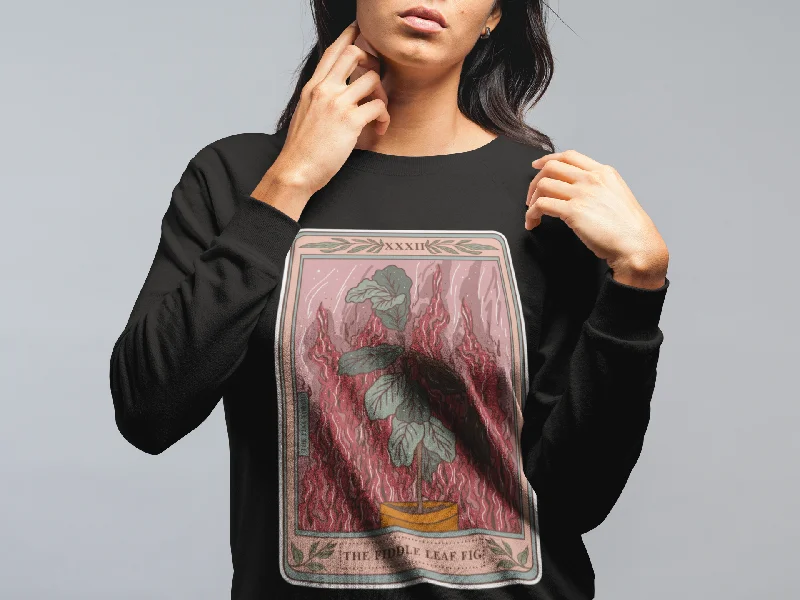 THE FIDDLE-LEAF FIG // UNISEX PULLOVER Boyleg Sleeve Pullover