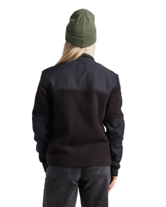 Yuki Threads Summit Sherpa Pullover - Black Lantern Sleeve Elegant